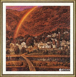 邵增虎_雨后复斜阳_br_Sunset after Rain